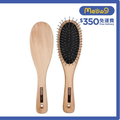 DOGGYMAN Home Beauty 木製長柄鋼針梳*細* (犬貓用) - DoggyMan