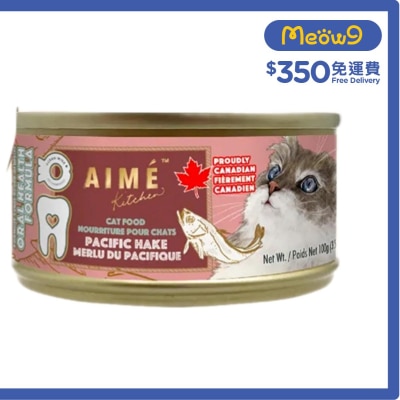 AIME KITCHEN Oral Health - Pacific Hake Cat Can (100g ) Aime Kitchen