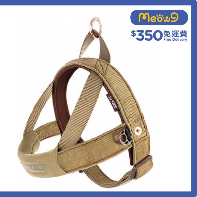 EZYDOG 快套式胸背帶 - 燈心絨 (XS) 犬用 - Ezydog