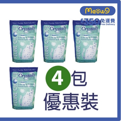 FLINE CHOICE 破碎水晶貓砂 (3.8L x 4) - Feline choice