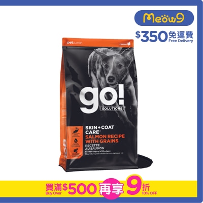 GO! SOLUTIONS - [護膚美毛系列] 三文魚&穀物 全犬糧(3.5lb) - GO! SOLUTIONS