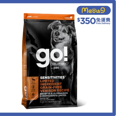 GO! SOLUTIONS [低敏美毛系列] 無穀物 鹿肉 全犬糧 (3.5lb) - GO! SOLUTIONS
