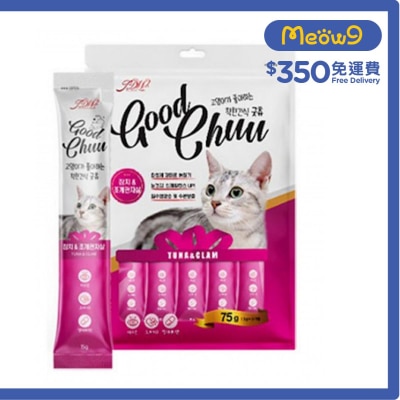 GOOD CHUU Good Chuu - Tuna & Clam Paste Cat Treat (15gx5pcs)- Good Chuu