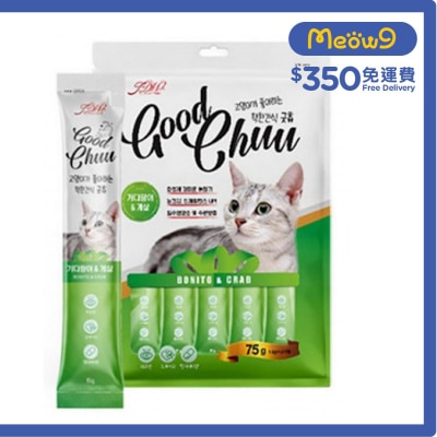 GOOD CHUU Good Chuu - Bonito & Crab Paste Cat Treat (15gx5pcs)- Good Chuu