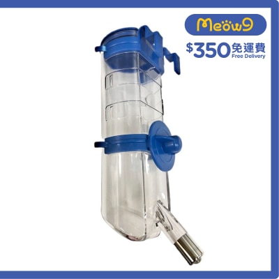 禾其 寵物掛籠防漏飲水器(L) *藍*全貓犬種適用 (16mm, 500ml) - 禾其