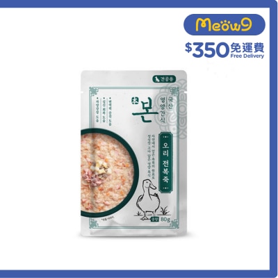 Homemade - Duck & Abalone Hwangtae Congee Rice Poidge Dog Pouch (80g)  - HomeMade