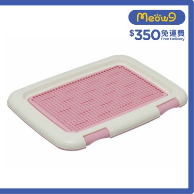 IRIS OHYAMA Mesh Type Dog Toilet (Pink) FTT-485 *48.5x36x3cm*- IRIS OHYAMA