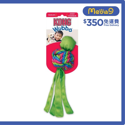 KONG 烏巴辮子球發聲狗玩具(Size XL, 16.5"x3.5" 顏色隨機) - KONG