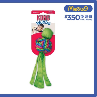 KONG Wubba Weaves (Size XL, 16.5''x3.5'' Random Color) Dog Toy- KONG