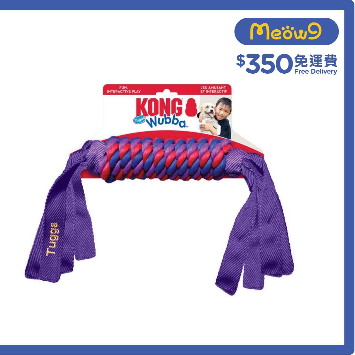 KONG Tugga Wubba (Size XL, 2.25''x23'' Random Color) Dog Toy- KONG