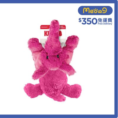 KONG Cozie Elmer Elephant (Size M, 10.5''x9'') Dog Toy- KONG
