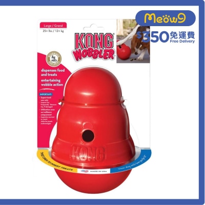 KONG Wobbler (Size L, 7.5''x5.25'') Dog Toy 34003- KONG
