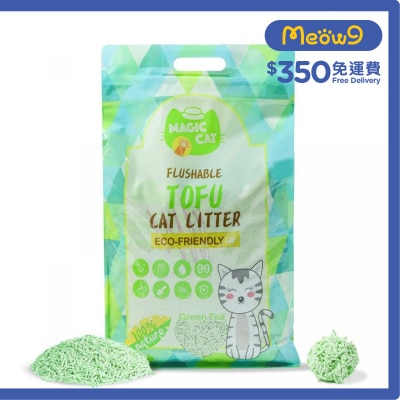 MAGIC CAT - 綠茶味 天然玉米豆腐貓砂 (6L) - MAGIC CAT