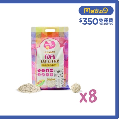 MAGIC CAT - [8包箱裝優惠]原味 天然玉米豆腐貓砂 (6L x8) - MAGIC CAT