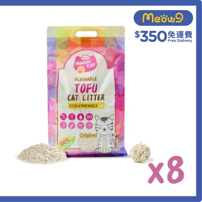 MAGIC CAT - [8包箱裝優惠]原味 天然玉米豆腐貓砂 (6L x8) - MAGIC CAT