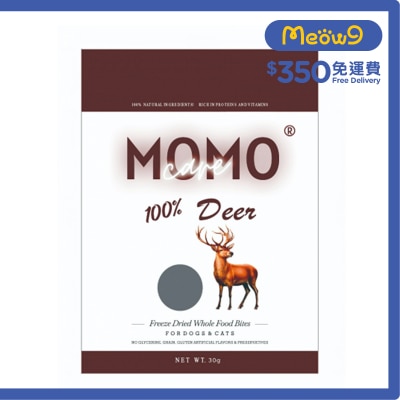 MOMOCARE 貓狗凍乾小食 - 鹿肉粒 (30g) - MOMOCARE