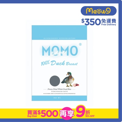 MOMOCARE Duck Breast (400g) Freeze Dried Snacks for Dogs & Cats  - MOMOCARE