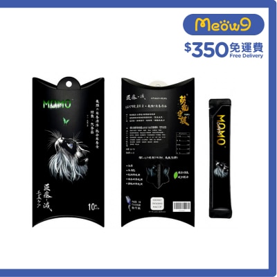 MOMOCARE 萌寵守護 - 貓主食肉泥條 - 鯖魚+大麥苗【去毛球】(15g x 10本) - MOMOCARE