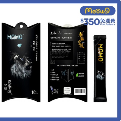 MOMOCARE 萌寵守護 - 貓主食肉泥條 - 鱈魚+褐藻【口腔】(15g x 10本) - MOMOCARE