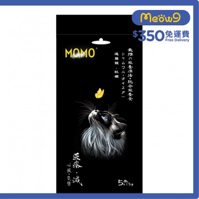 MOMOCARE Cute Pet Guardian - Cat Meat Paste Crocodile + Oyster (Heart, Trachea) (15g x 5)- MOMOCARE