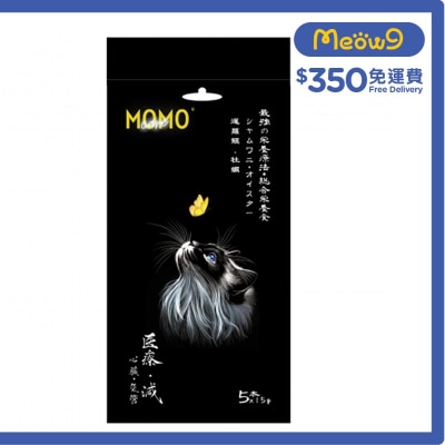 MOMOCARE 萌寵守護 - 貓主食肉泥條 - 暹羅鱷+牡蠣【心臟, 氣管】(15g x 5本) - MOMOCARE