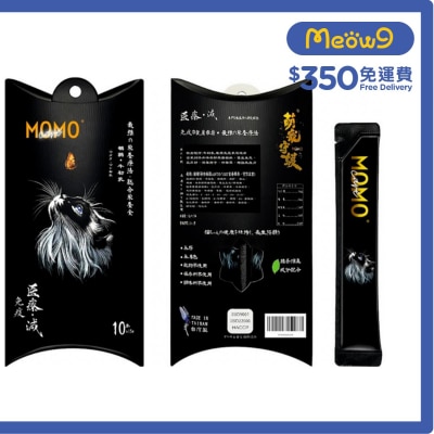 MOMOCARE 萌寵守護 - 貓主食肉泥條 - 鵪鶉+牛初乳【免疫】(15g x 10本) - MOMOCARE