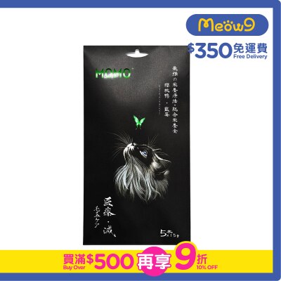 MOMOCARE Cute Pet Guardian - Cat Meat Paste- Scomber+Cat Malt Grass [Hairball] (15g x 5)- MOMOCARE