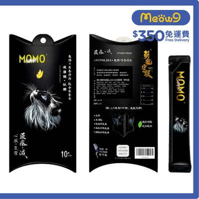 MOMOCARE 萌寵守護 - 貓主食肉泥條 - 暹羅鱷+牡蠣【心臟.氣管】(15g x 10本) - MOMOCARE