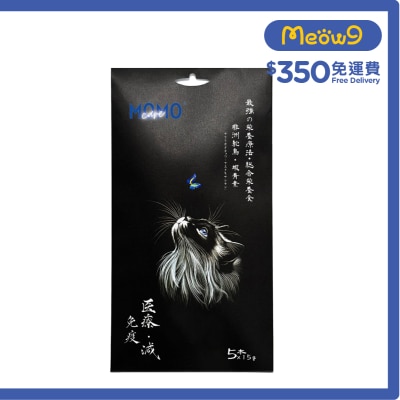 MOMOCARE 萌寵守護 - 貓主食肉泥條 - 非洲鴕鳥+蝦青素【免疫】 (15g x 5本) - MOMOCARE