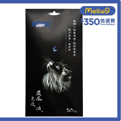 MOMOCARE 萌寵守護 - 貓主食肉泥條 - 非洲鴕鳥+蝦青素【免疫】 (15g x 5本) - MOMOCARE