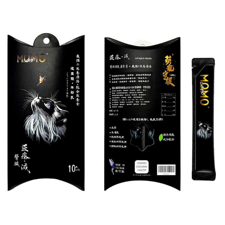 MOMOCARE Cute Pet Guardian - Cat Meat Paste -Crocodile+Goat Colostrum [Kidney] (15g x 10)- MOMOCARE