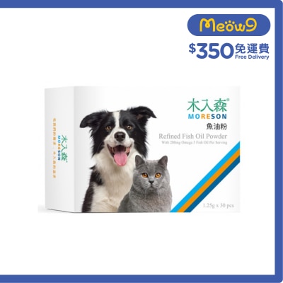 木入森 貓犬魚油粉 (1.25g x 30 包) 貓狗適用 - 木入森
