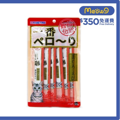 一番 貓奇妙醬肉泥 金槍魚（蝦味）15g*6 - 金虎一番
