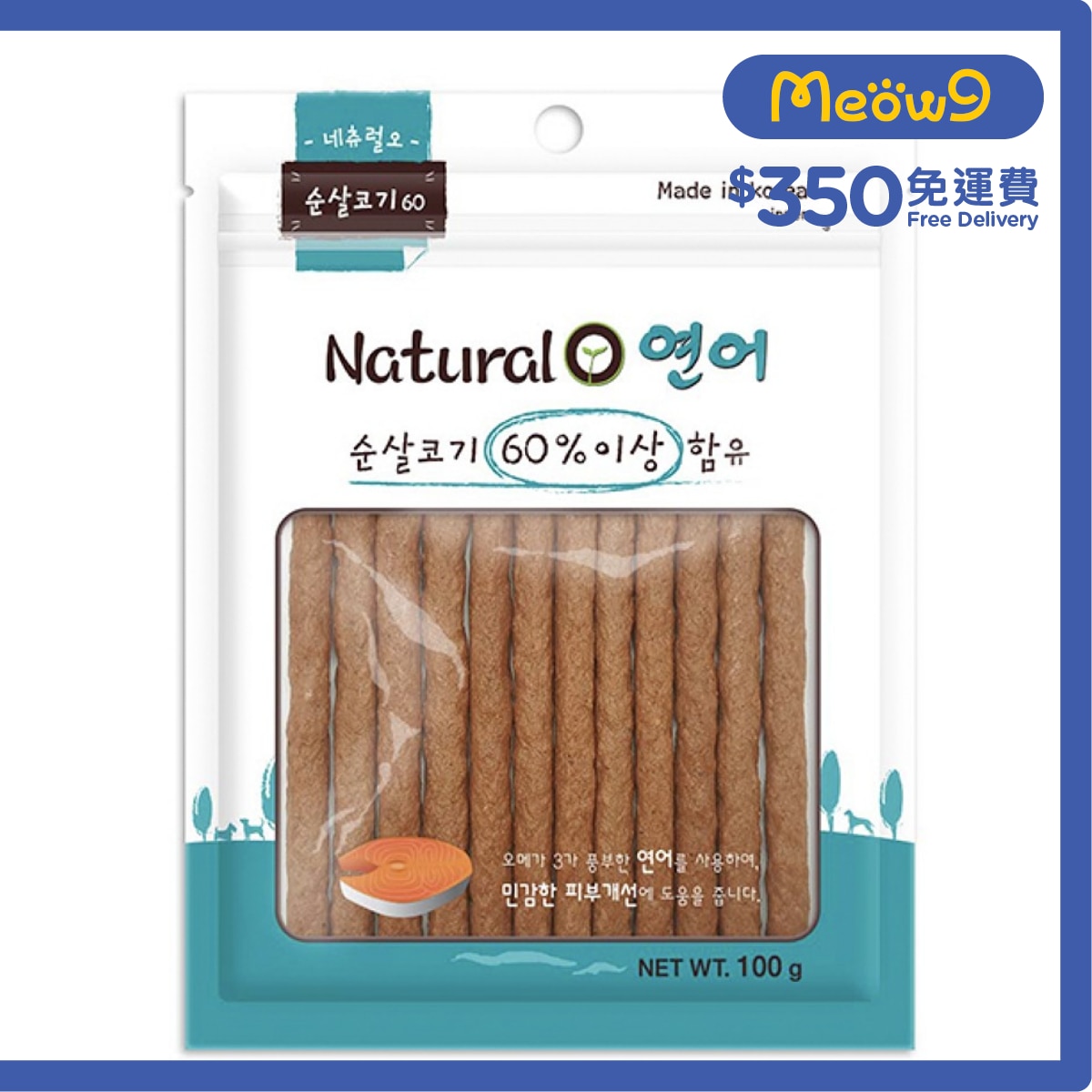 NATURAL ONE Salmon Meat Strips Dog Treat(100g)- Natural O