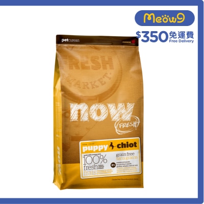 NOW FRESH - 幼犬 火雞,三文魚,鴨肉 狗糧 (22lb) - NOW FRESH