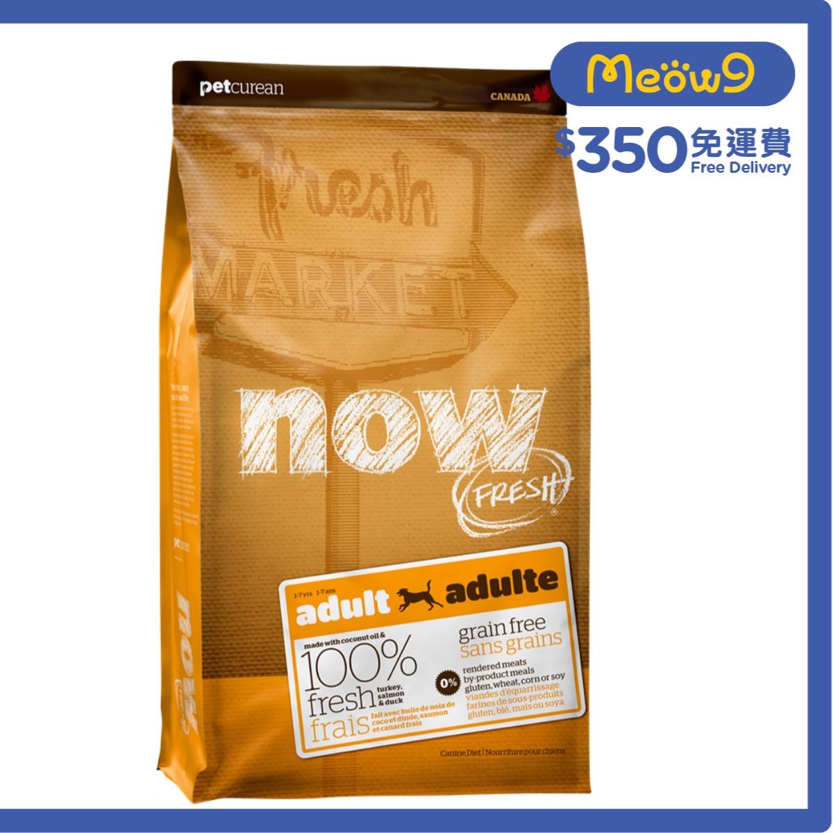 NOW FRESH Adult Dog - Turkey, Salmon, Duck Dog Food (12lb)- NOW FRESH