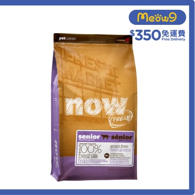 NOW FRESH Senior Cat - Turkey, Salmon, Duck Cat Food (16lb)- NOW FRESH