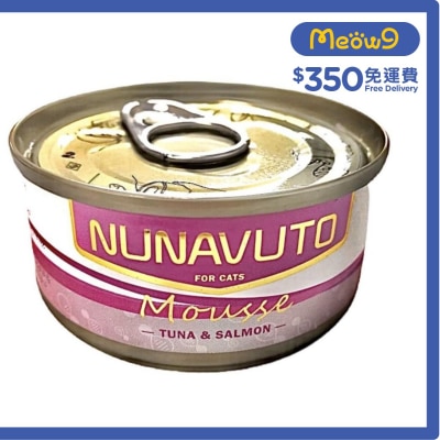 NUNAVUTO Tuna, Salmon Mousse Cat Can (60g)- NUNAVUTO