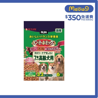 日清 [Run Meal] *鷄肉+牛肉+蔬菜*(大粒 獨立包裝) 中大型成犬主食糧 (3.2kg) - 日清