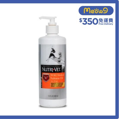 NUTRI-VET Wild Alaskan Salmon Oil for Dogs (13.5oz / 399ml)- NUTRI-VET