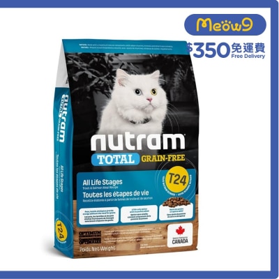 NUTRAM Total T24 Grain Free Trout & Salmon (1.13kg) Cat Food  - nutram