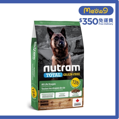 NUTRAM Total T26 Grain Free Lamb & Lentils Dog Food (11.4kg) nutram image