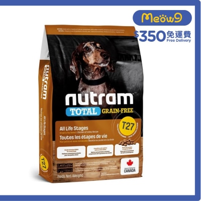 NUTRAM Total T27 小型犬無穀糧全犬*雞+火雞* (2kg) 狗糧 - nutram