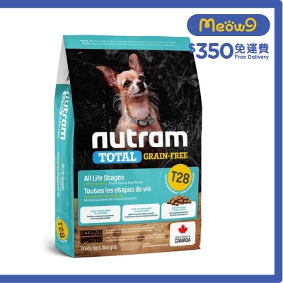 NUTRAM Total T28 小型犬無穀糧全犬*三文魚+鱒魚* (2kg) 狗糧 - nutram