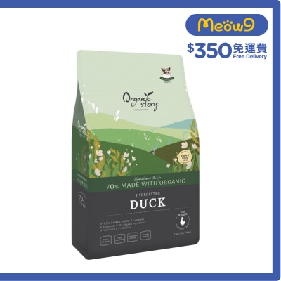有機物語 - 養生鴨肉配方有機狗糧 (6kg) 500g x 12 獨立包裝 - 有機物語