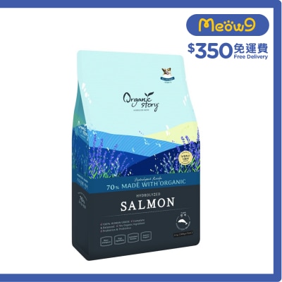 有機物語 鮮嫩三文魚配方有機狗糧 (6kg) 500g x 12 獨立包裝 - 有機物語