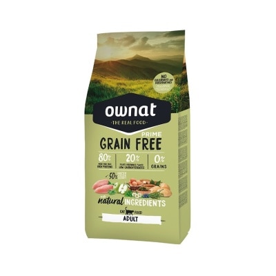 OWNAT Grain Free Adult - Chicken & Turkey (3kg) All Cat Food - ownat