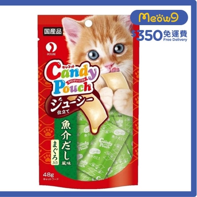 PETLINE Candy Pouch - Tuna,Seafood Soup Jelly Cat Treat (48g)- petline
