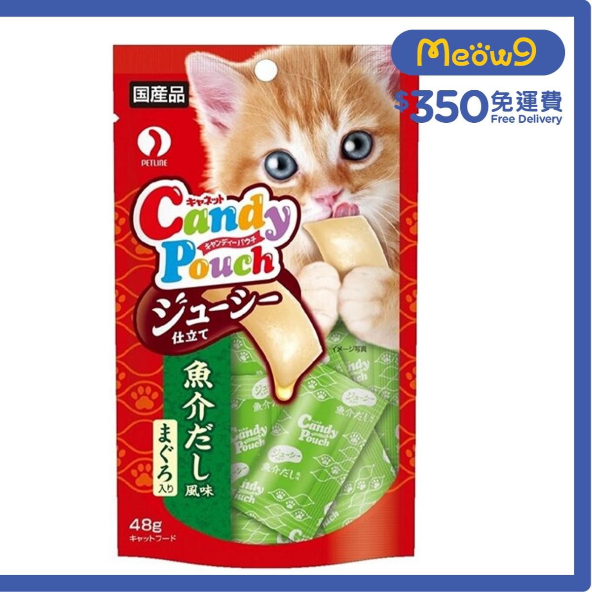 PETLINE Candy Pouch - Tuna,Seafood Soup Jelly Cat Treat (48g)- petline