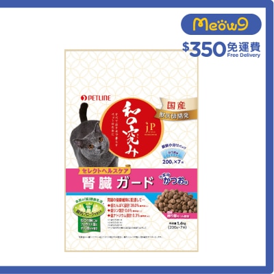 懷石 [JP 和の究味] 健康精選 貓腎臟保健乾糧 *魚味* 1.4kg (200g x7) Petline image